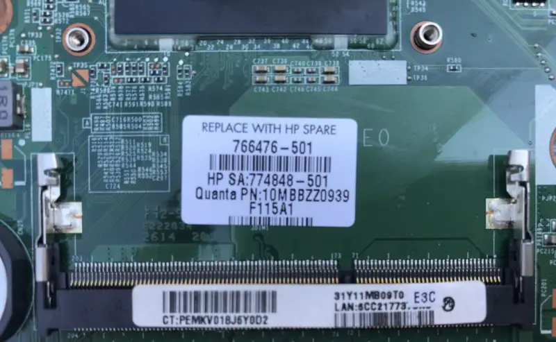 HP 766476-001 766476-501 766476-601 搭配 i5-4210U 主機板