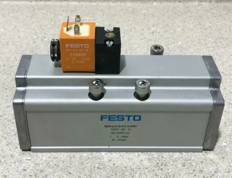 全新 Festo MDH-5/2-3/4-D-4-24DC