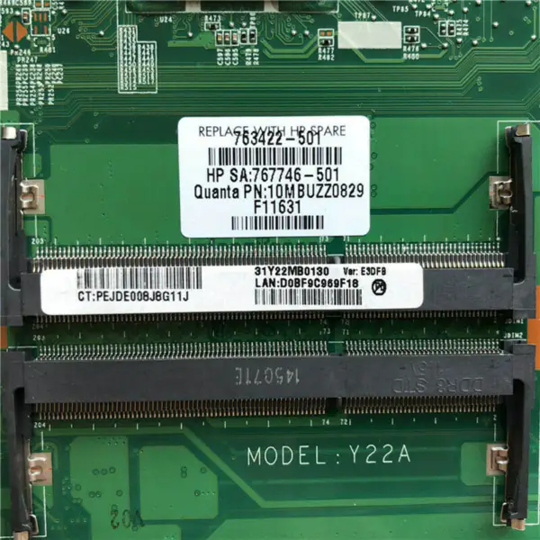 HP 767746-501 主機板