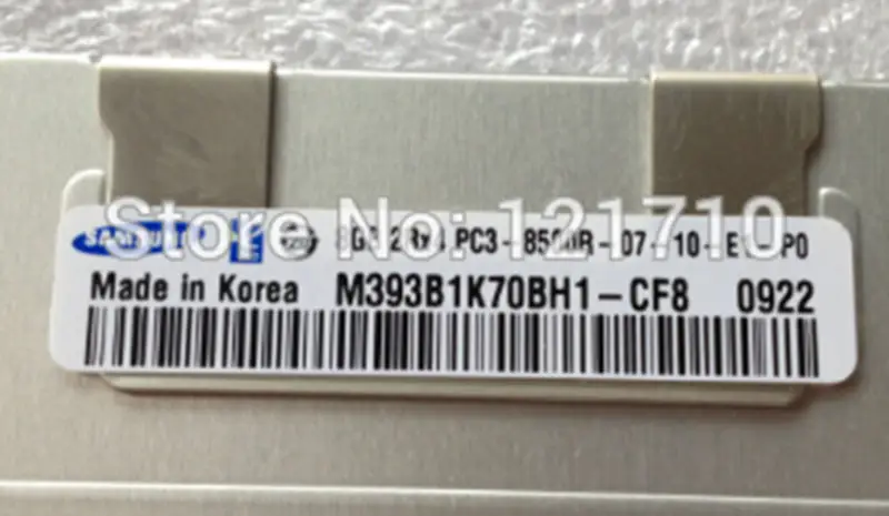 Samsung 8GB 1066M PC3-8500R MEMORY ECC REG DDR3 2RX4 PC3-8500R-07-10-E1-P0 工業主機板