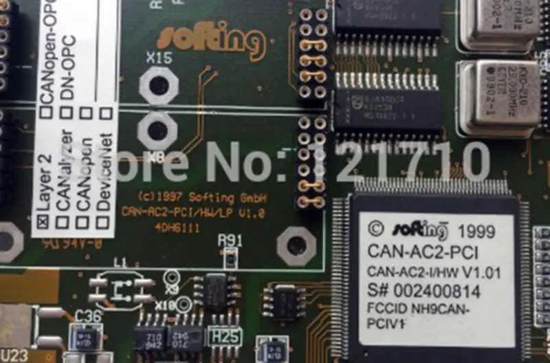SOTING GMBH CAN-AC2-PCI/HW/LP V.10 4DH6111 CAN-AC2-I/HW V1.01 工業主機板