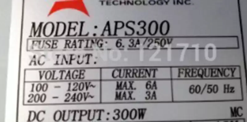 凌華科技 AT 電源供應器 APS300 300W 工業主機板