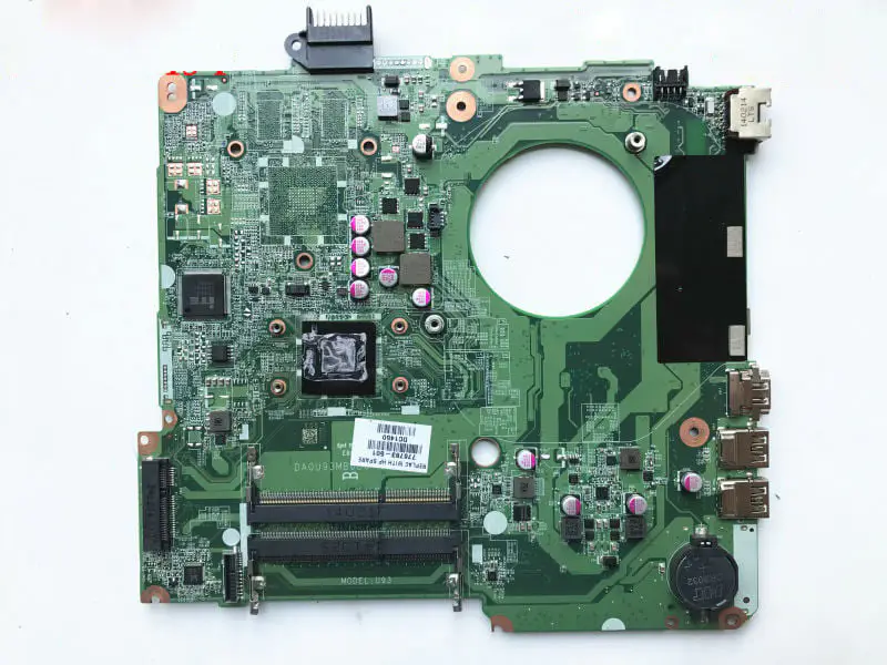 HP 776783-501 DA0U93MB6D2 15-f 主機板