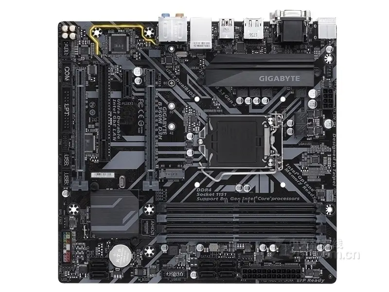 技嘉 B360M D3H 主機板 LGA1151 DDR4 B360