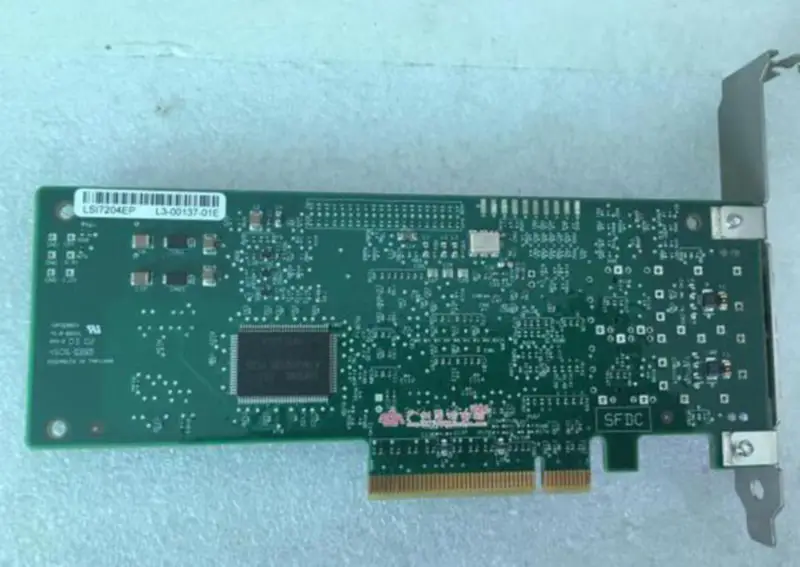 LSI Logic LSI7204EP 雙埠 4Gb 光纖通道 PCI-e x8 HBA 卡