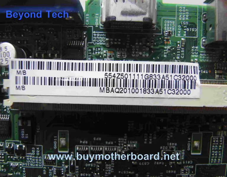 Acer MBAQ201001 主機板，適用於 AS5730 5930 5330