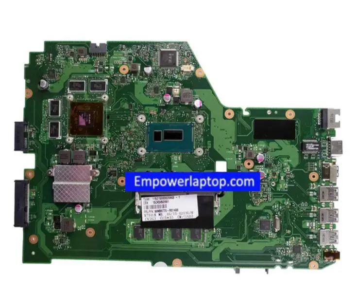 華碩 X751LK 內建 4G 記憶體主機板 適用於華碩 X751L 筆記型電腦