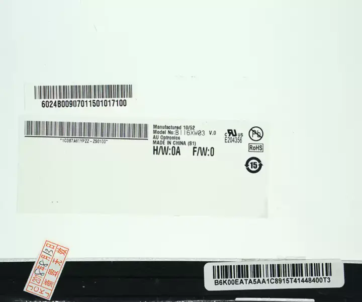 11.6 吋華碩 1225b N116BGE-L41 B116XW03 V.0 LCD 螢幕顯示器